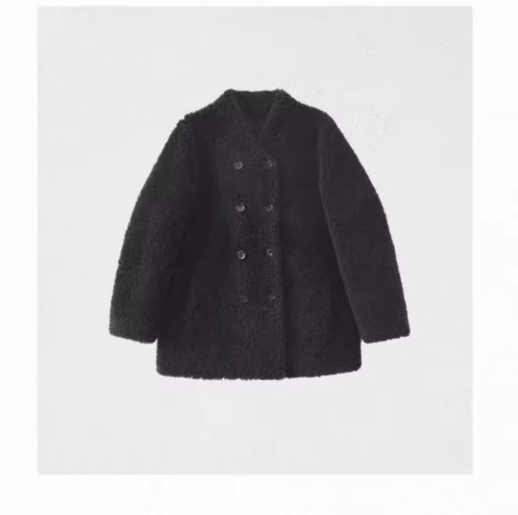 进口土耳其米诺美利奴皮毛一体皮草外套女C-001M6395