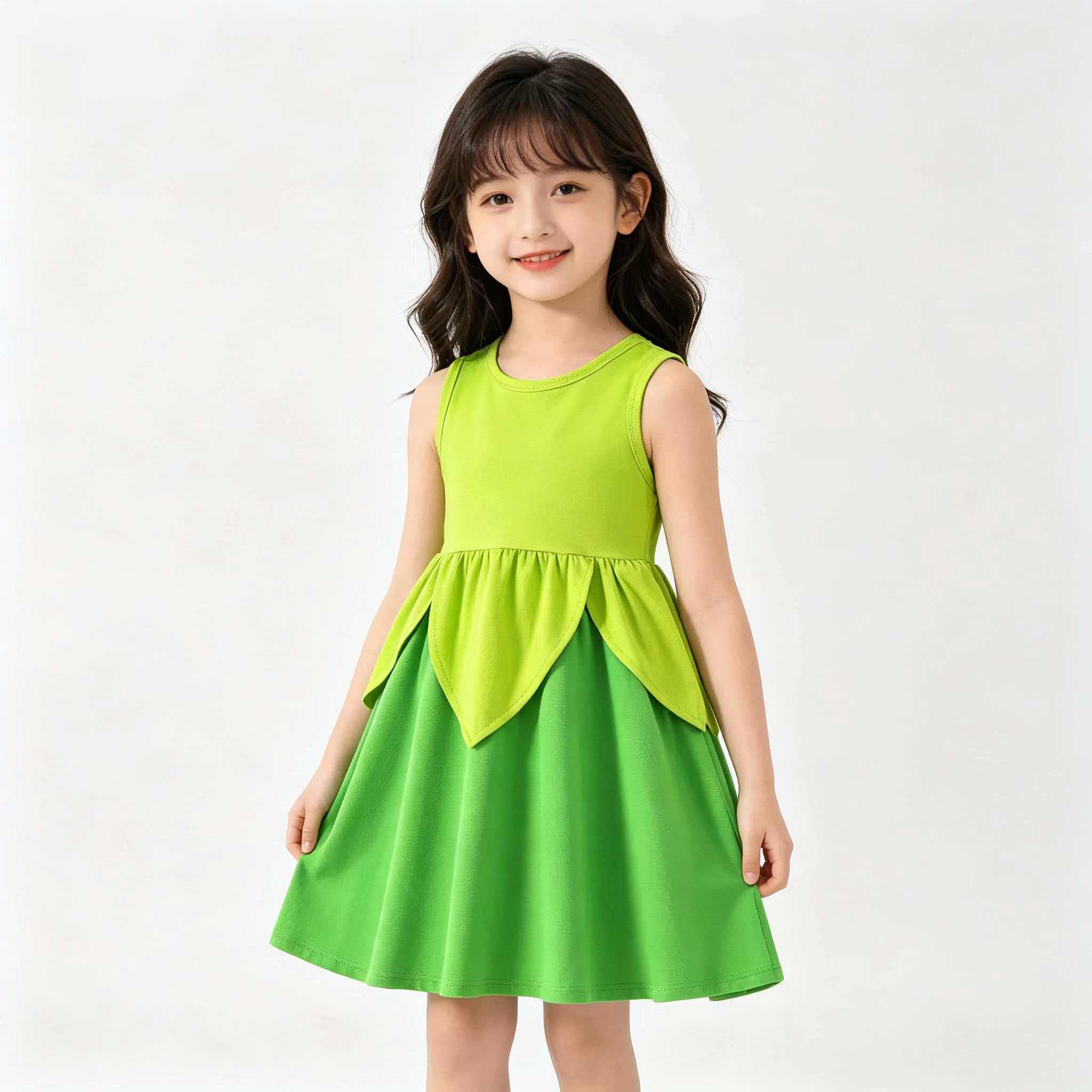 女童小精灵夏季裙子背心裙儿童裙图片