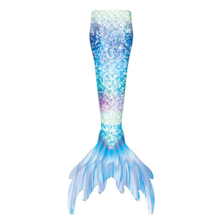 成人大人男式 cos 女士亲子鱼尾儿童成人美人鱼尾巴游泳衣服装