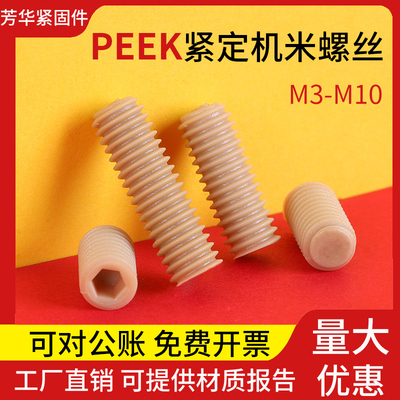 PEEK内六角紧定机米螺丝