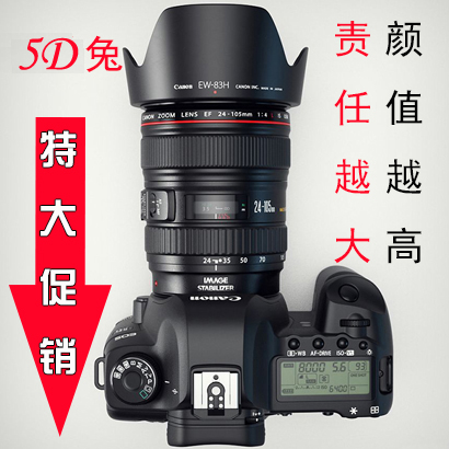 原装佳能 5D MARK II 专业数码单反相机5D2 5D3 6D二手套机无敌兔