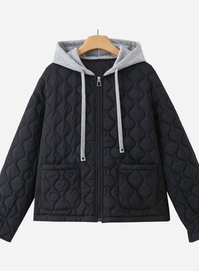 【加厚秋冬款】绗棉连帽休闲棉服JY1015A/LGP