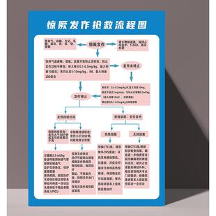 医院抢救抢救流程海报抢救室工作制度挂图各门诊工作制图挂画3174
