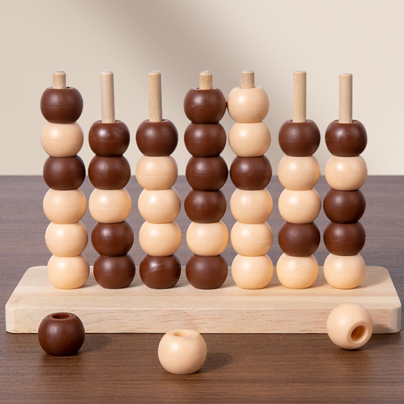 趣味空间立体四子棋4连棋类大全益智玩具儿童五字棋竖版游戏5桌游