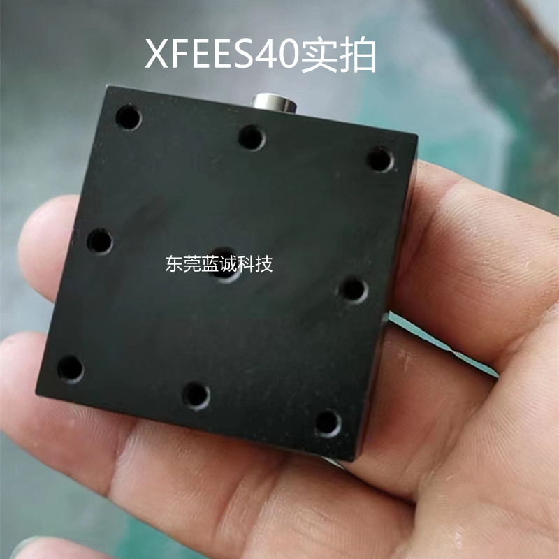 燕尾槽滑台XEEG/XYEEG/XFEES25 40 60进给丝杠内六角扳手型位移台 - 实物图