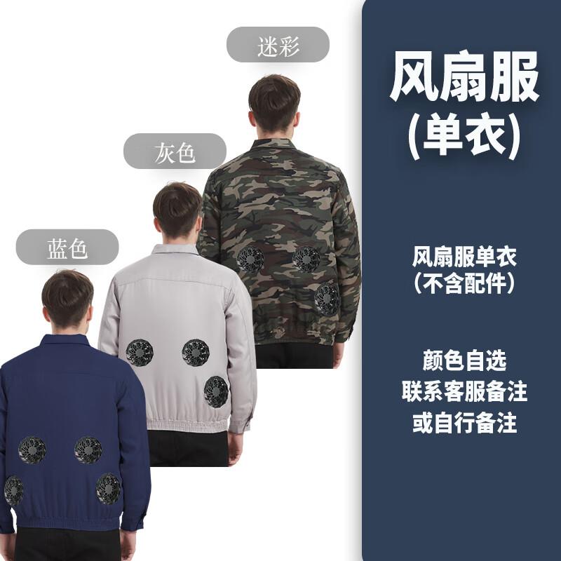 三宅尚一 電焊工風(fēng)扇衣服勞保工作服制冷工人空調(diào)服風(fēng)扇衣服配件