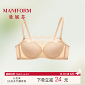 曼妮芬轻薄防走光抹胸文胸性感蕾丝女士内衣舒适胸罩20840641