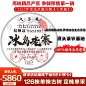 春茶上市 2023年冰岛老寨古树大单株357克 易武老陈 普洱茶 生茶