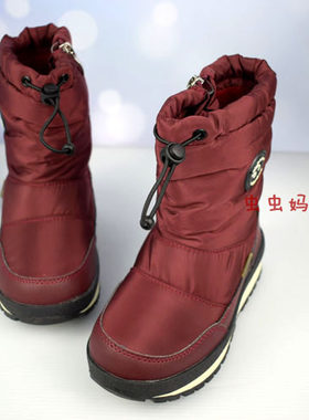 加厚高帮儿童防水鞋子雪地靴