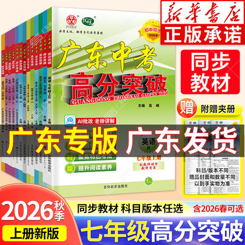 广东新华-26年高分突破七年级