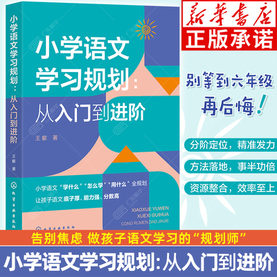 小学语文学习规划: 从入门到进阶 语文学习方法指导书 小学语文高频问题解决方案 语文知识积累方法手册 小学到中学语文提分指导书