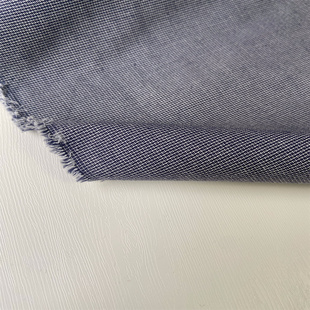 mini千鸟格意大利进口棉弹力纱卡面料春秋设计师风衣休闲裤布料