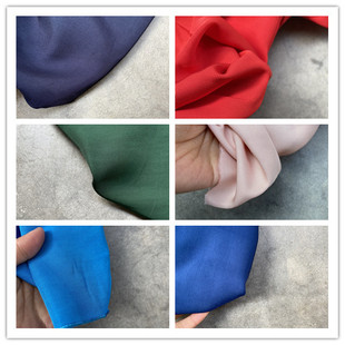 六色入斜纹天丝棉混纺微光泽日产时装面料春夏裙子衬衫设计师布料