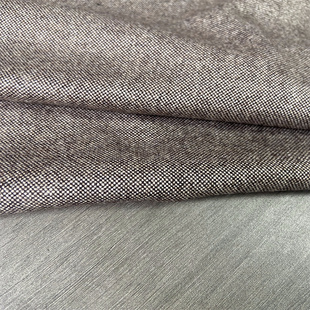 台湾定制店老料羊毛粗纺棕色复古布料秋冬设计师西装夹克裤子布料