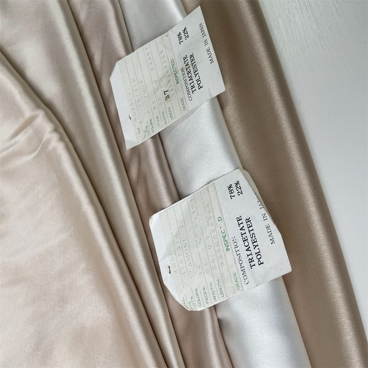 布队双面三醋酸日本丝质感布料