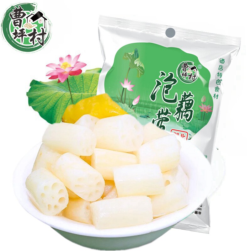 曹坪村泡椒藕带400g*5袋酸辣味藕尖藕苗湖北特产酱菜泡菜洪湖藕带
