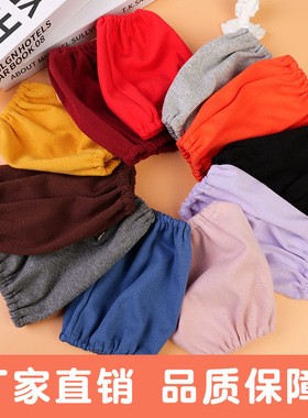 2025极简风袖套保暖中小童韩版洋气宝宝不起球宽松小学中长款