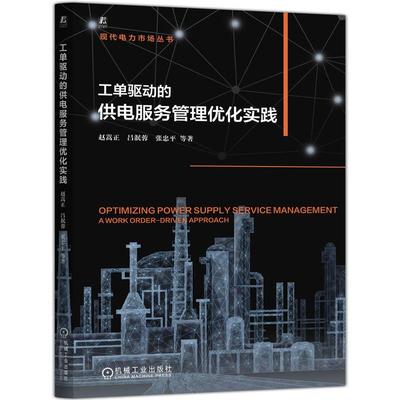 官方正版 工单驱动的供电服务管理优化实践 赵嵩正  吕泯蓉  张忠平  等 机械工业出版社