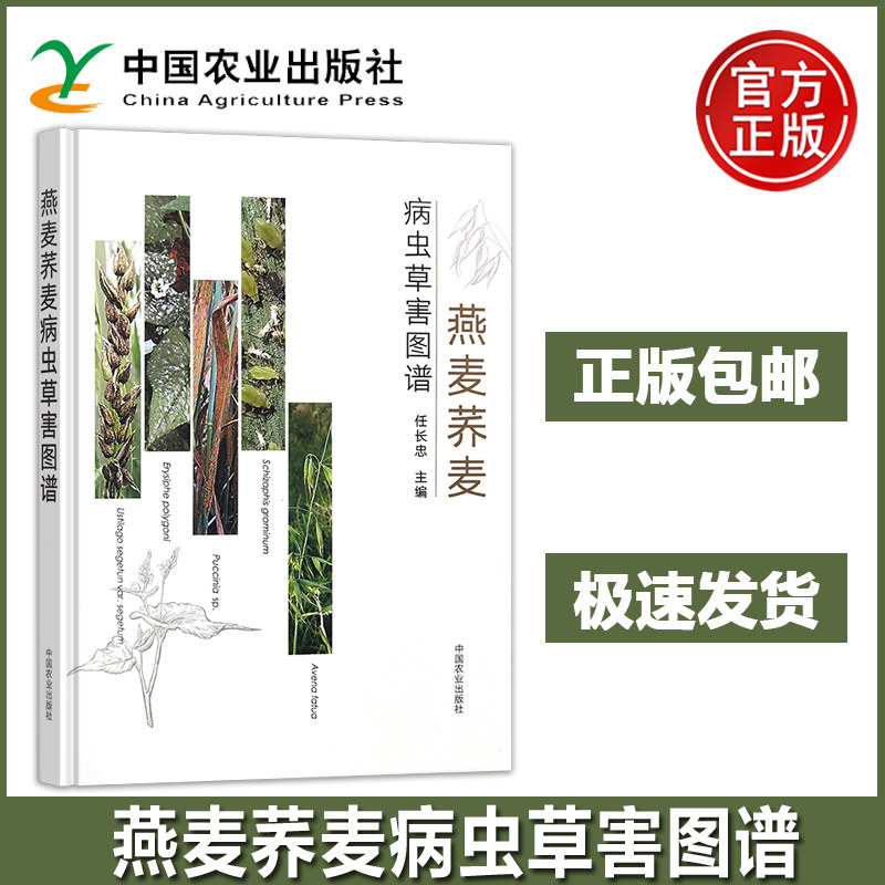 燕麦荞麦病虫草害图谱 任长忠 棉花病虫害识别与绿色防控技术指南 燕麦荞麦生产中常见的病虫草害种类、发生规律、危害症状 农业