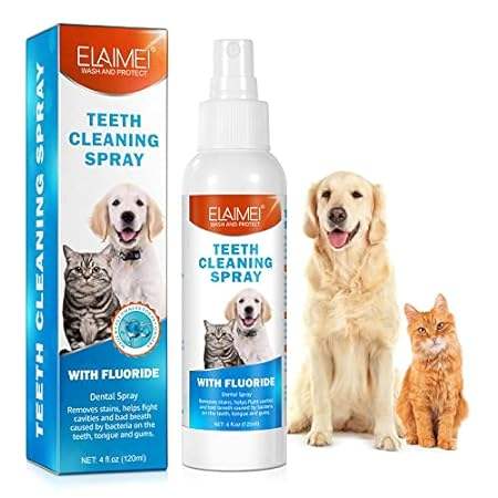 MXCZBSM Dog Breath Freshener， Dog Teeth Cleaning Spray， F