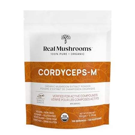 Real Mushrooms Cordyceps Powder - Performance Mushroom Ex