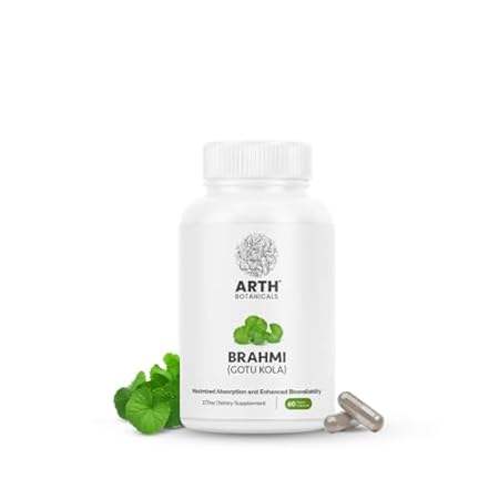 Arth Botanicals Brahmi [Gotu Kola] Extract Capsules | Her