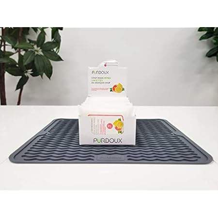 Purdoux 100% Cotton CPAP Mask Wipes with Grapefruit Lemon
