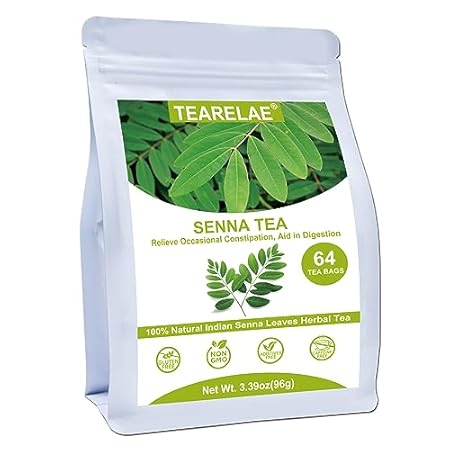 TEARELAE - Senna Tea - 1.5g x 64 Count Senna Leaves Tea B