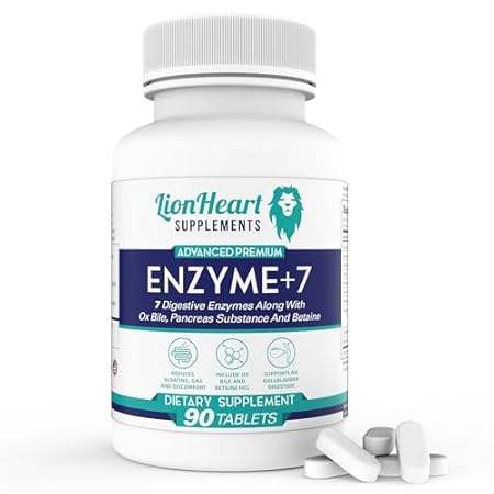 DIGESTIVE ENZYMES SUPPLEMENT - Includes Purified Ox Bile