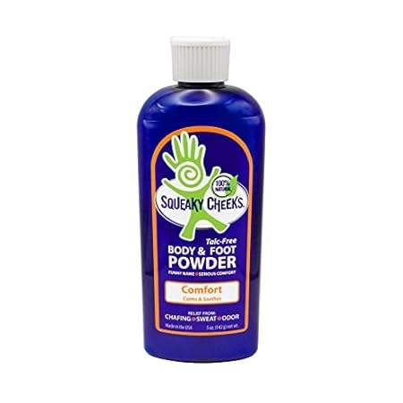 Squeaky Cheeks Comfort Blend Body and Foot Powder(5 oz) |
