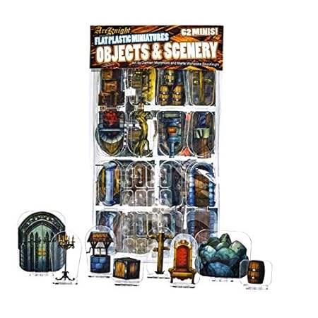 Arcknight Flat Plastic Miniatures: Objects and Scenery; 6