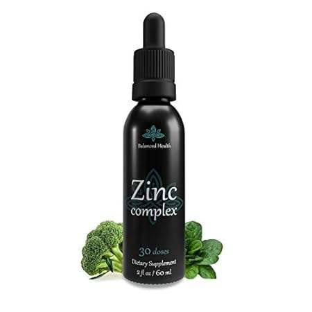Balanced Health Zinc Complex - 30 Servings， 2oz， Peppermi