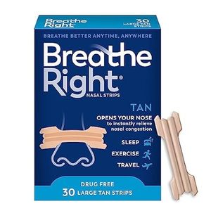 Breathe Right Original Nose Strips to Reduce Snoring and