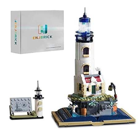 ENJBRICK Ideas Lighthouse Building Set for Adults， Archit