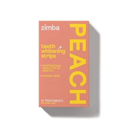 Zimba Teeth Whitening Strips Vegan Whitening Strip Enamel