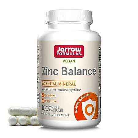 Jarrow Formulas Zinc Balance 15 mg - 100 Servings (Veggie