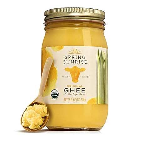 Spring Sunrise Organic Grass Fed Ghee Butter - USDA Certi