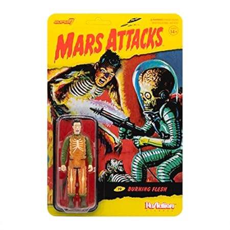 Super7 Mars Attacks Burning Flesh 3.75 in Reaction Figure