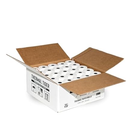 Thermal Paper 3 1/8 X 119 (50 Rolls/Box) - BPA-Free Compa
