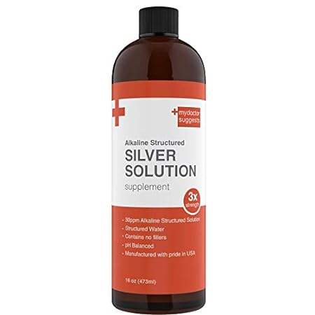 Structured Colloidal Silver Liquid Solution 30ppm Mineral