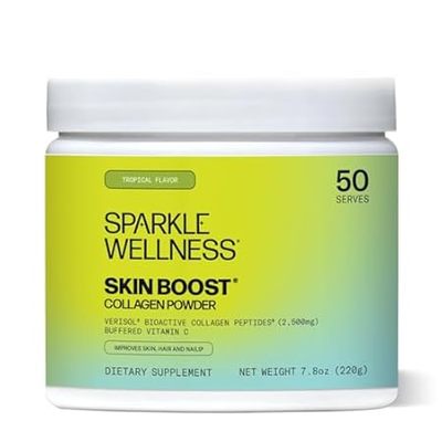 Hydrolyzed Collagen Powder - Sparkle Skin Boost (Tropical