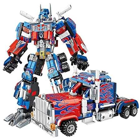 Mesiondy Robot Building Toy Set， Including 2 Transforming