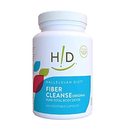 Hallelujah Diet Fiber Cleanse - Psyllium and Flax Seed-Ba