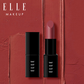 U先试用 ELLE倾雾唇膏哑光妆效新色708暮色蔷薇雾面淡妆