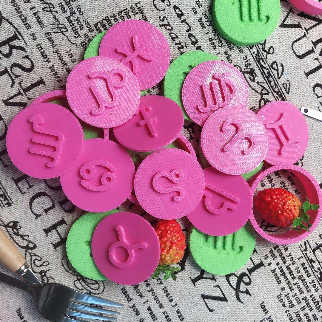 烘培饼干模具动漫十二星座个性标志定制老顽童饼干模具