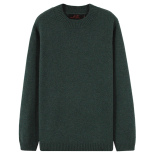 雪舟牦牛绒女式套衫圆领针织衫秋冬季宽松保暖毛衣