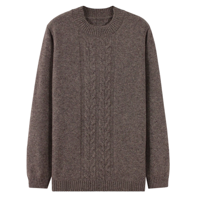 女式牦牛绒套衫雪舟圆领