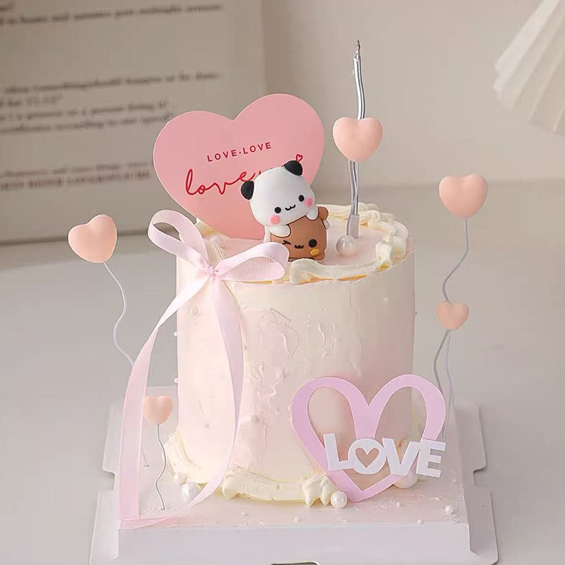 2.14网红情人节一二布布蛋糕装饰摆件爱心love告白卡片装扮插件,节庆用品/礼品,蛋糕/烘焙装饰用品,淘宝优惠券,粉丝福利购,淘宝优惠卷