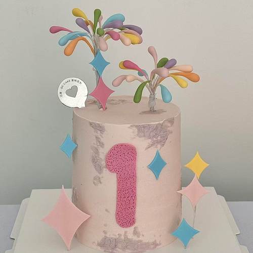 小红书同款ins风高级氛围感梦幻璀璨烟雨丝花创意DIY造型甜品插件