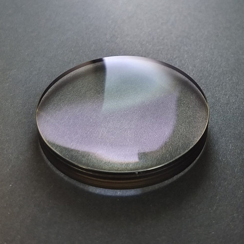 ED镜片直径52MM 焦距158MM胶合透镜 材质H-ZF1+FK61 件号611+612